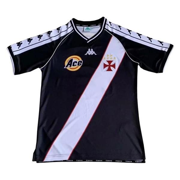 Tailandia Camiseta Vasco da Gama 2ª Retro 1999 2000 Negro